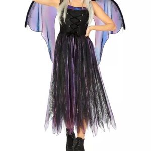 Dark fairy goth dress M